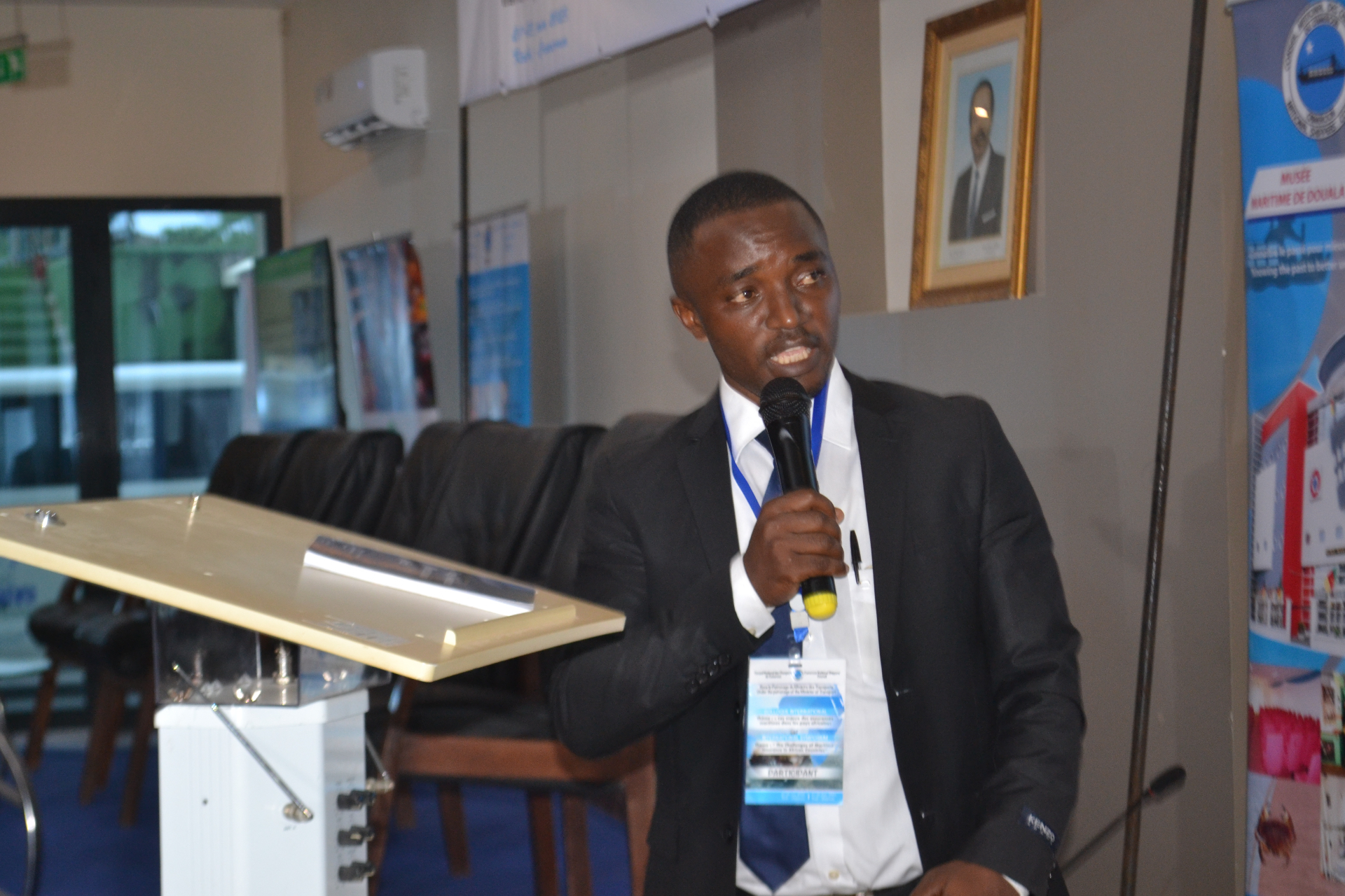 Marcel representing OptiFresh at a maritime industry event