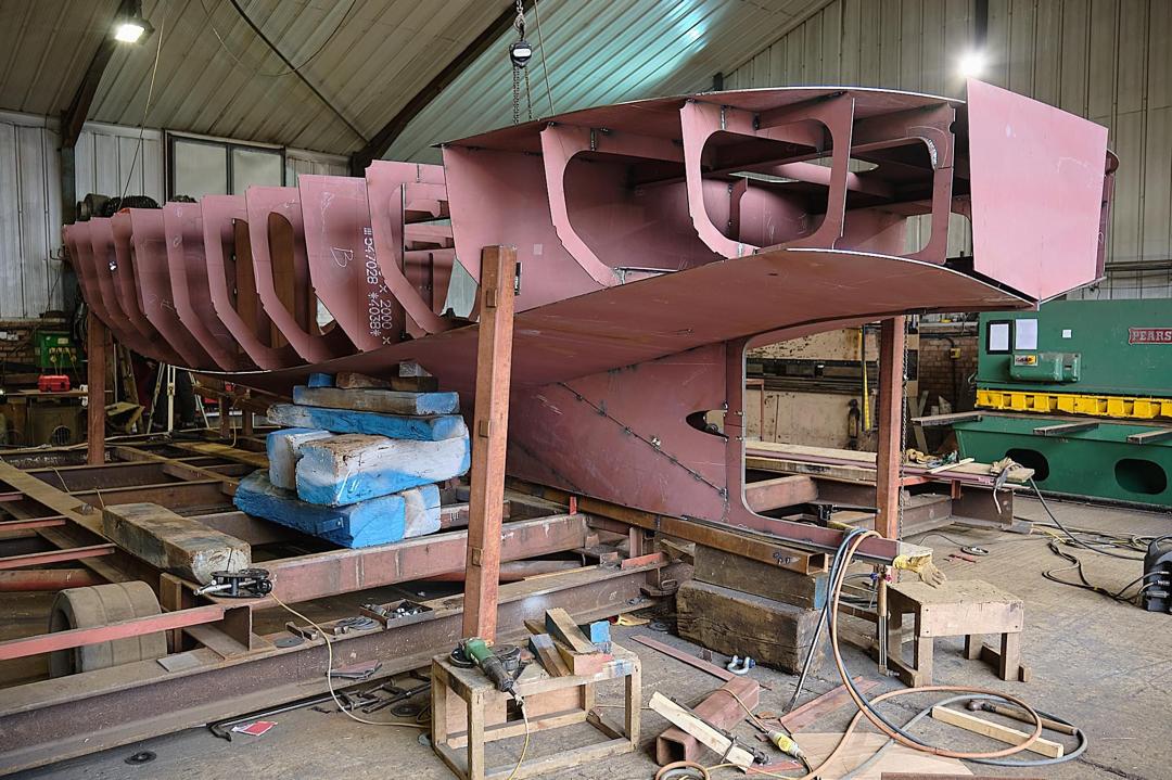 Hull framing & fabrication