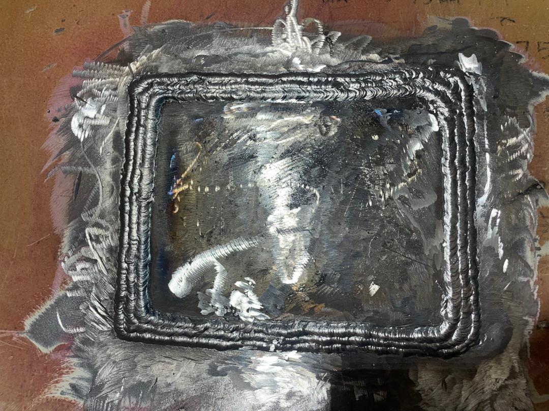 Multi-pass insert weld